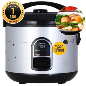Panela Elétrica de Arroz 5 xícaras 1L - Com legumeira - Multifuncional - In Brasil