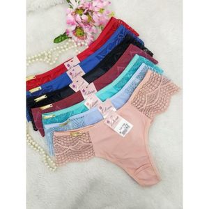 Kit 10 Calcinhas Tanga Fio Microfibra Renda Lateral Conforto e Sensualidade Dia a Dia e Sexy