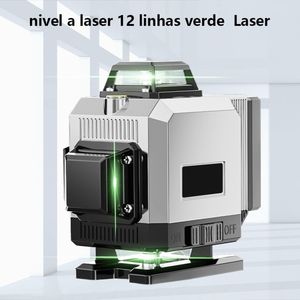 8/12/16 Linhas Nível a Laser Ajustável 360 ° Medição Da Linha De Ferramentas Rotativas Auto-Nivelamento
