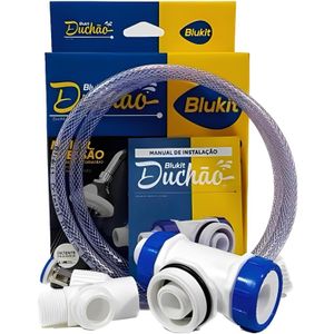 Válvula Alternadora Blukit Duchão Para Aumento De Pressão Saída De Caixa D'água Torneira Chuveiro