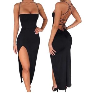 Vestido Longo Suplex Fenda na frente Empina Detalhe no Bumbum Festa Alca Trançado nas costa