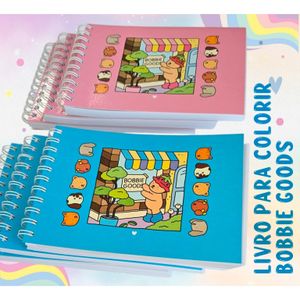 Bobie guds Livro de colorir bobie guds Encadernado 50 e 100 folhas Capa dura e Capa flexível