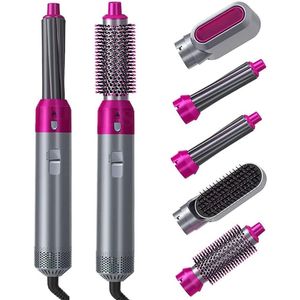 Airwrap Styler 5 em 1  secador de cabelo escova de ar quente modelador alisador de cabelo escova