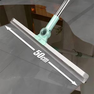 Rodo de Silicone Para Limpeza de Piso Vidros Com Gancho Secos e Molhados Uso Duplo Vassoura Mágica