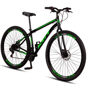Bicicleta Aro 29 Aço Carbono KGT Freios A Disco 21 Marchas