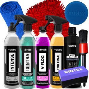 Kit Lavagem Shampoo Cera Tok Final Intense Sintra Fast Vonixx