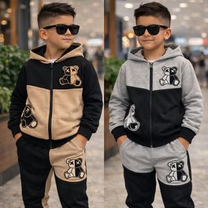 Conjunto Infantil Menino Agasalho Inverno Moletinho Calça+Casaco 4 ao 14
