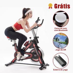 Bicicleta Ergométrica  Bluetooth 2.0  Jogos AR para Spinning Mecanica SKYBOARD Roda de Inércia CD1210