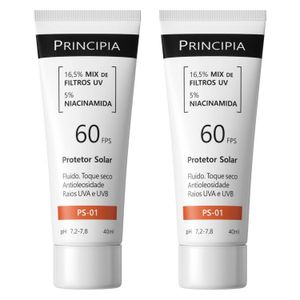 Principia Kit Duo c/ 2 Protetores Solares Faciais - PS-01 FPS 60