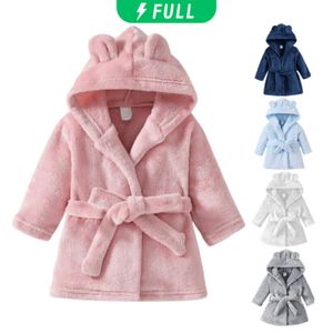 Roupão de Bebe Infantil Quentinho com Capuz e Cinto Tecido Plush Antialérgico