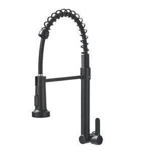 Torneira Cozinha Malibu parede Gourmet 1/4 Volta Cromada Pia Inox preta preta e dourada bancada casa nova vi