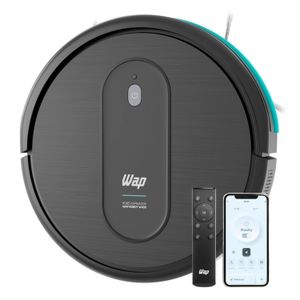 Robô Aspirador WAP Robot W400 C/ Controle Varre Passa Pano