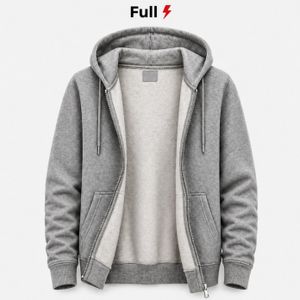 Moletom Com Zíper Masculino com Capuz Estilozo Jaqueta com Bolso Canguru Confortável Para Frio