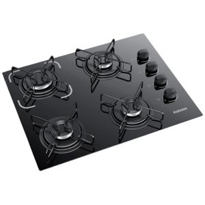 Fogão Cooktop 4 Bocas Bivolt Itatiaia Essencial Preto