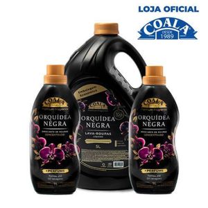 Kit Coala Laundry Lava Roupas 5L +2 Amaciante 1L - Orquídea Negra