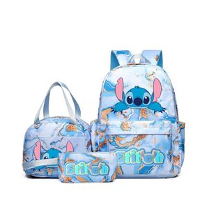 48h Envio-mochila do stitch material escolar infantil menino menina mascolina reforçada impermeável feminina