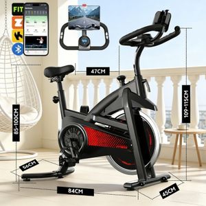 Bike Spinning para Apartamento 150kg Bicicleta Ergométrica Mecânica 15kg bicicleta ergometrica Para Exercícios Profissio