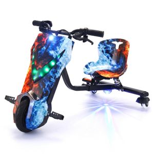 Triciclo Elétrico Drift Infantil 8' 6' Polegadas LED 250W 350W 3 Velocidade Bluetooth Patinete Mola