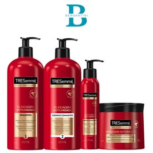 Kit TRESemmé Blindagem Antiumidade Shampoo e Condicionador 650ml + Sérum de tratamento 170ml + Máscara 400g