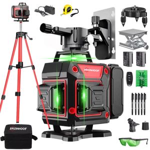 Nivel A Laser ​​16 Linhas Profissional Com Tripé ​​Autonivelante 360 Grau