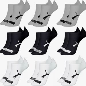 Kit 9 Pares Meias Puma Sapatiha Cano Curto Atacado Original