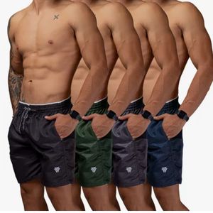 Kit 4 Short Praia Masculino Bermuda Tactel Academia Corrida