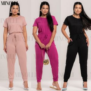 Conjunto Feminino Malha Suede Light Calça Jogguer Blusa Feminina Confortável Fardamento Roupa
