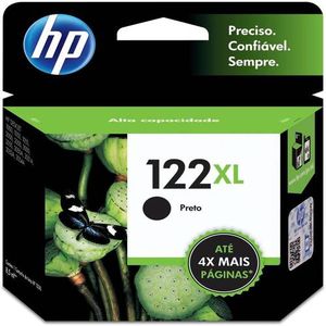 Cartucho HP 122XL Preto Original (CH563HB)