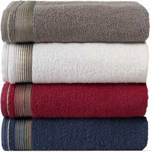 Kit Com 4 Toalhas Banhão Gigante Alta Absorção Sublime 70x150cm - Central Toalhas (KIT 2)