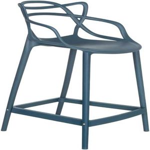 Loft7 Home Decor, Banqueta Média Masters Allegra 66 cm - Azul Petróleo