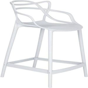 Loft7 Home Decor, Banqueta média Masters Allegra 66 cm - Branco
