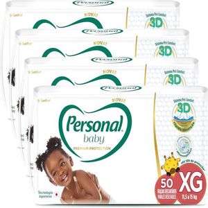 Personal Premium Protection XG, 4 pacotes com 50 unidades cada