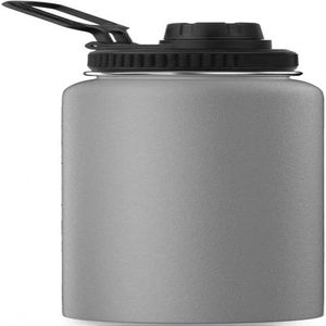 Garrafa Térmica Duplamente Isolada a Vácuo, 1200ml, Mantém Bebidas Quentes por 8 Horas e Geladas por 12 Horas (cinza escuro)