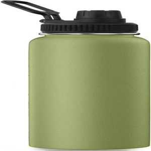 Garrafa Térmica Duplamente Isolada a Vácuo, 1200ml, Mantém Bebidas Quentes por 8 Horas e Geladas por 12 Horas (Verde)