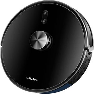 LILIN Robô aspirador de pó X6, Navegação e mapeamento LIDAR, 110/220V Bivolt, Aspirador e esfregão 3 em 1, Mapeamento de vários pisos, Autocarregamen…