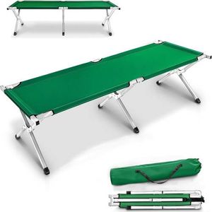 Cama Dobrável Portátil de Solteiro para Camping e Campanha