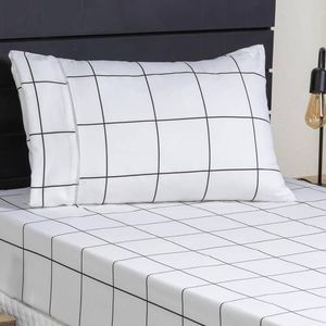 Jogo de Cama Classic Solteiro Percal 400 Fios Ponto Palito 02 Peças, Antiácaro, Anti-pilling com Toque Macio - Chess